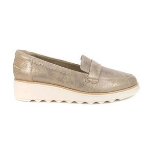 Clarks Pull on Wedge in Pewter